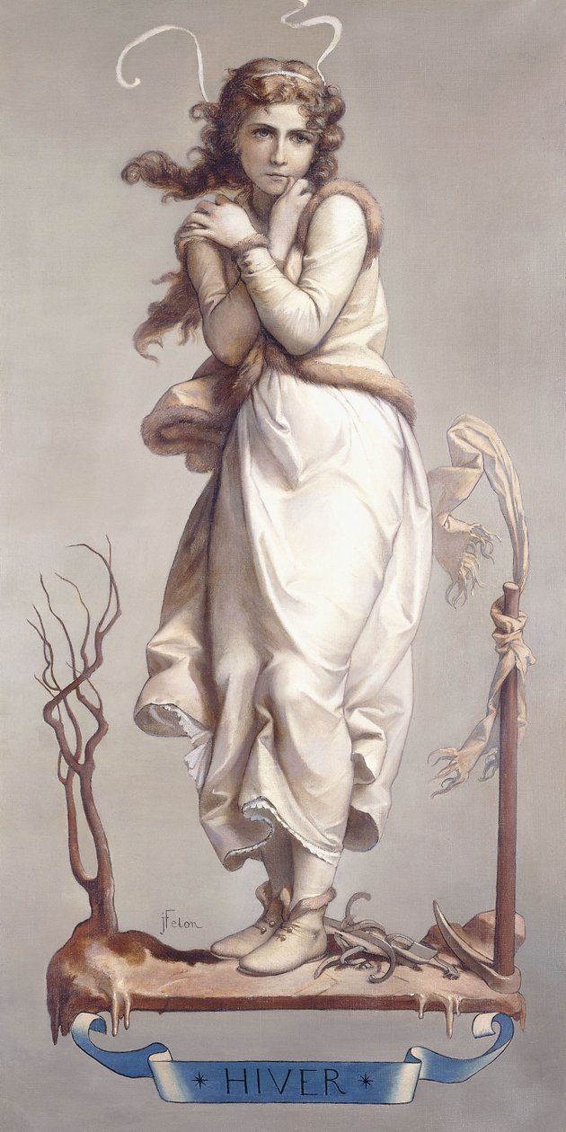 Cztery pory roku - zima, 1873-74 autorstwa Joseph Felon