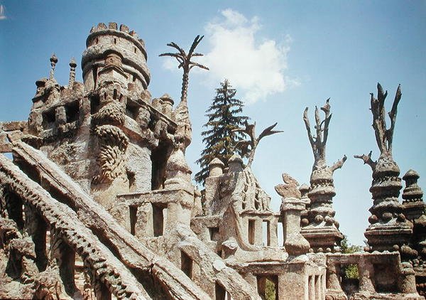 Pałac Idealny, wybudowany w latach 1879-1912 autorstwa Joseph Ferdinand Cheval