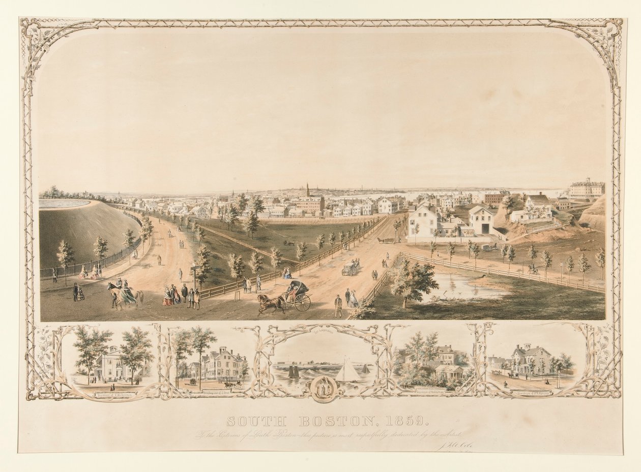 Południowy Boston, 1859 autorstwa Joseph Foxcroft Cole