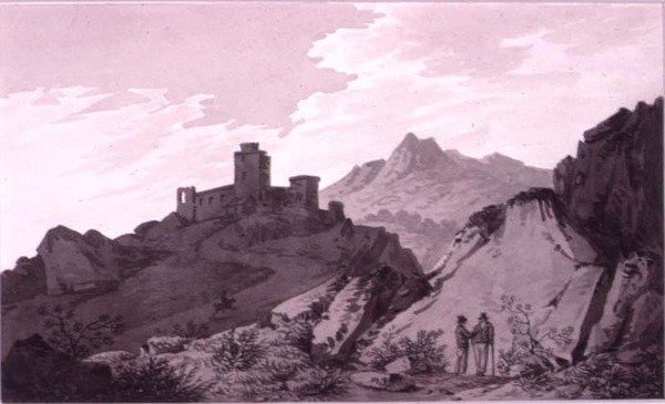Szkice krajobrazowe autorstwa Joseph Francis Burrel