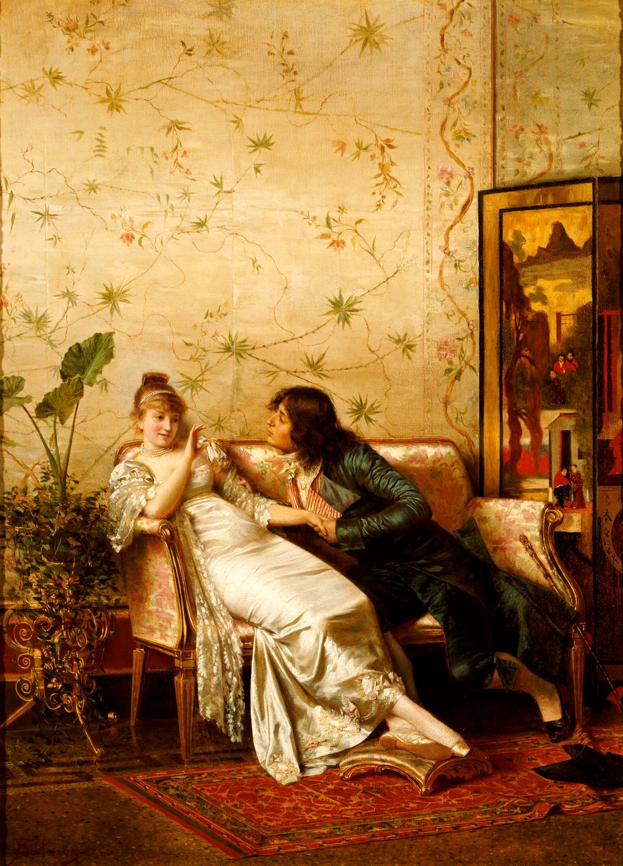 Miłosne Natarcie autorstwa Joseph Frederick Charles Soulacroix