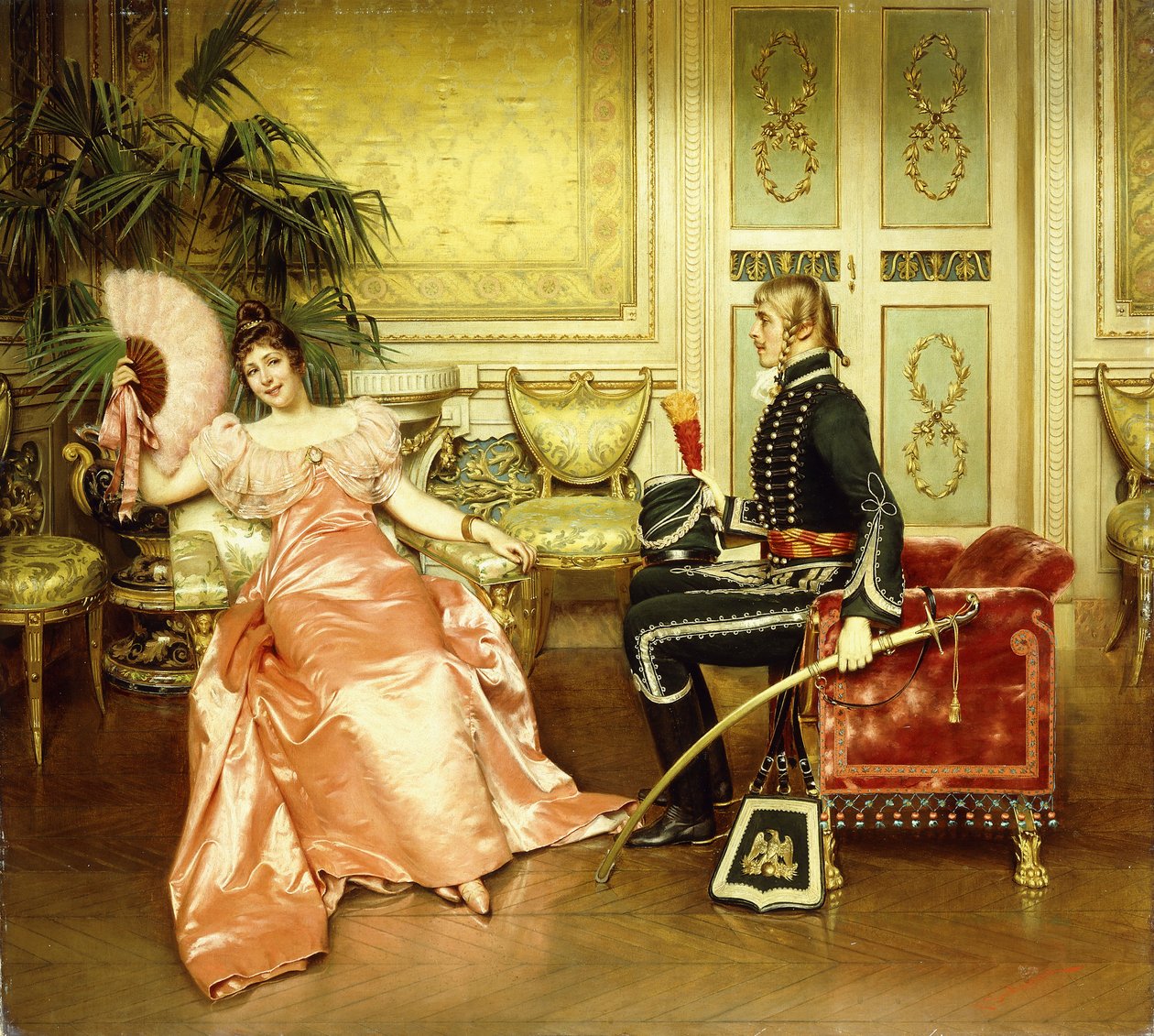 Flirt, autorstwa Joseph Frederick Charles Soulacroix