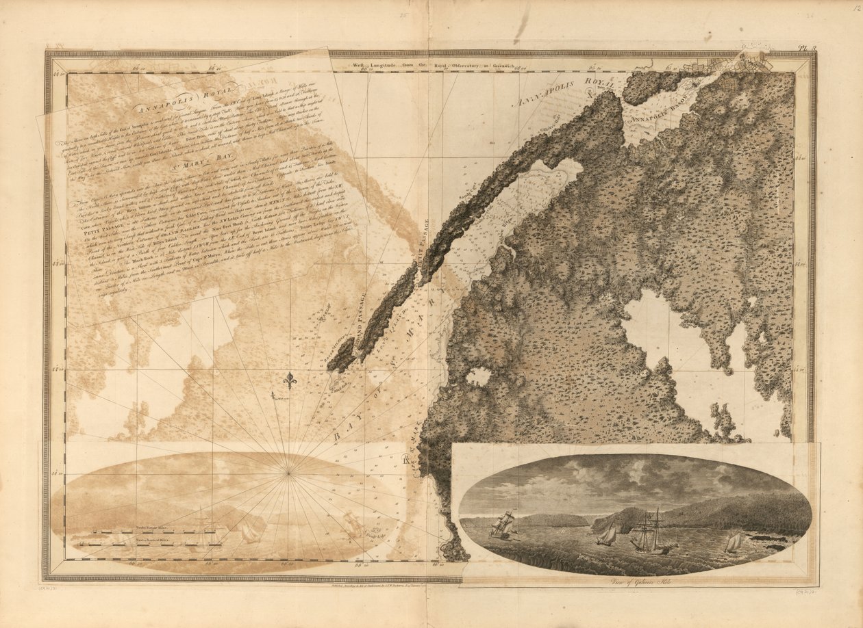 Atlantycki Neptun autorstwa Joseph Frederick Wallet des Barres