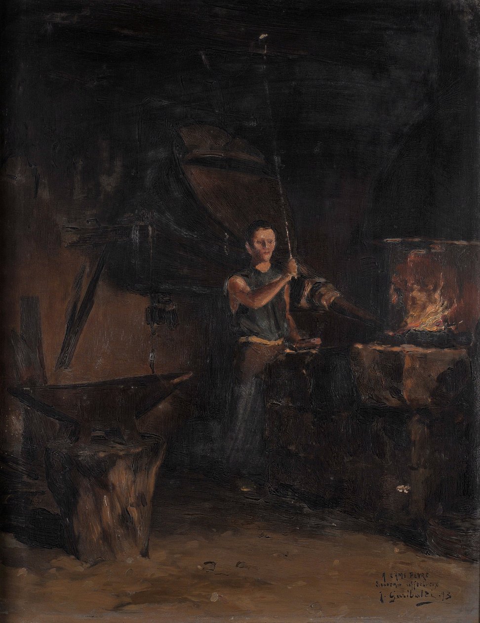La forge (do mojego przyjaciela Peyre, czułe wspomnienie) autorstwa Joseph Garibaldi