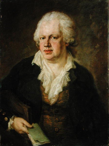 Portret poety Józefa Mariusza Von Babo (1756-1822) autorstwa Joseph Georg Edlinger