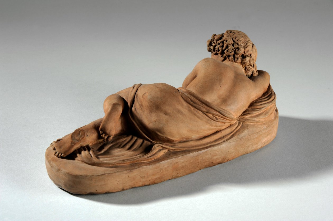 Maquette dla Margaret Gott jako niemowlęcia w lesie autorstwa Joseph Gott