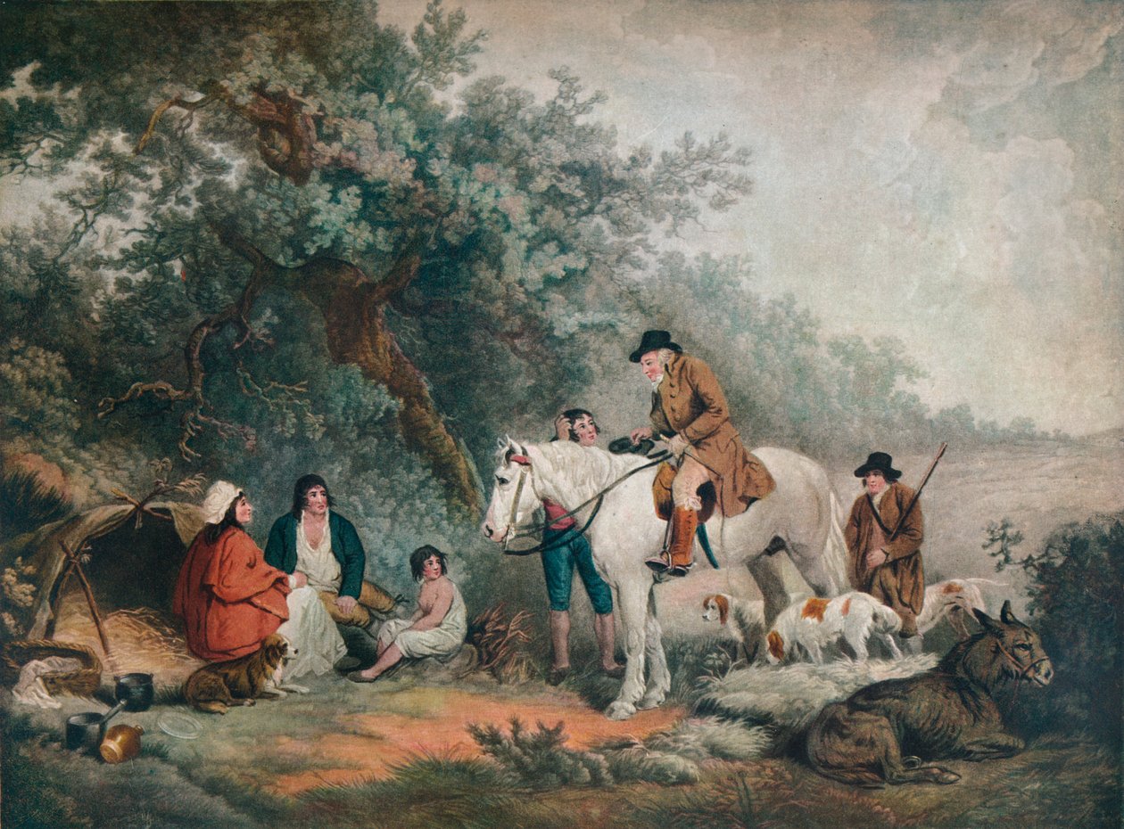 Poranek albo dobroczynny sportowiec, 1795, 1919 autorstwa Joseph Grozer
