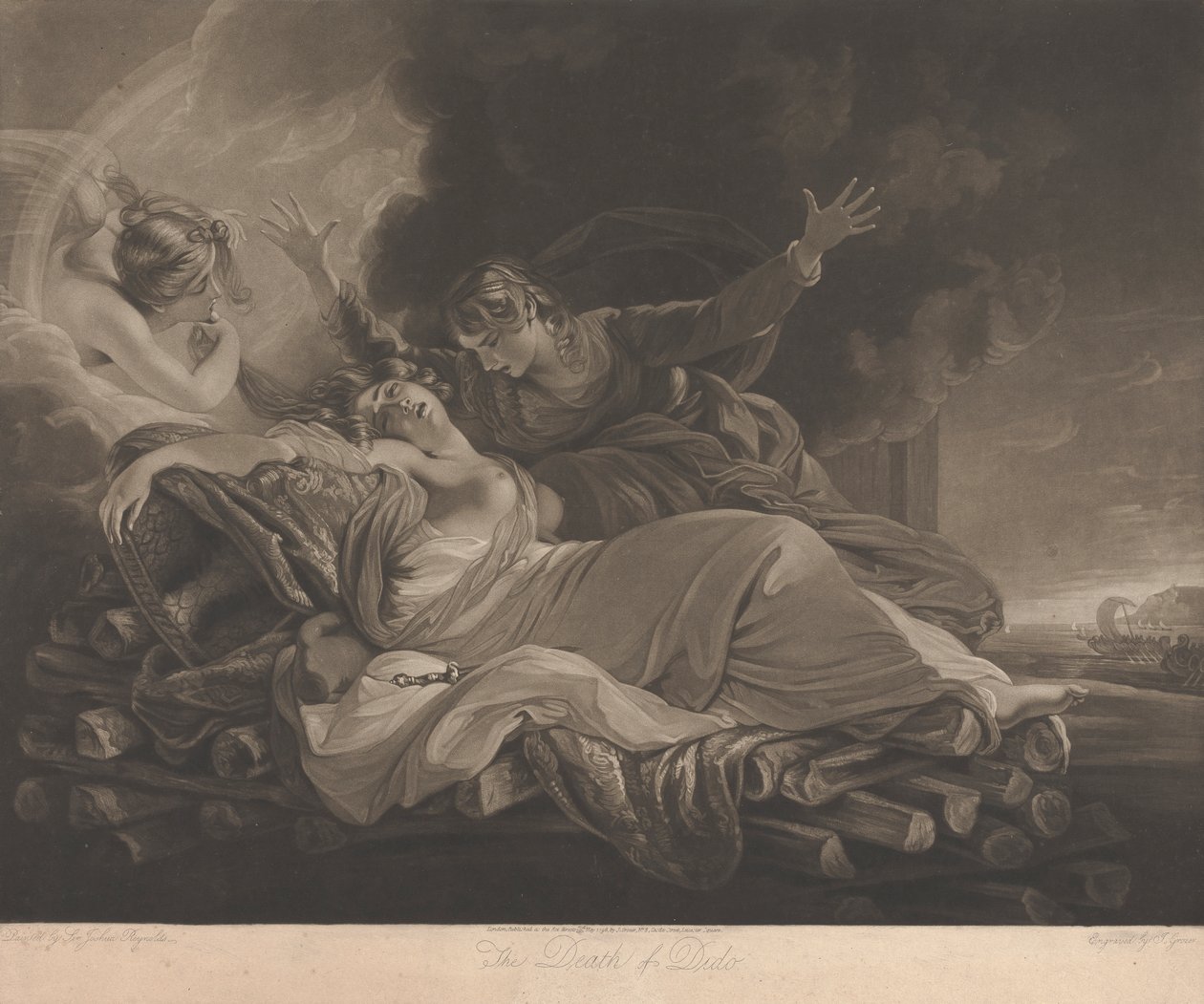 Śmierć Dydony autorstwa Joseph Grozer