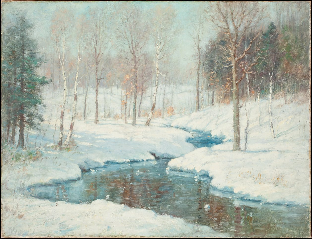 Topniejący śnieg autorstwa Joseph H. Greenwood
