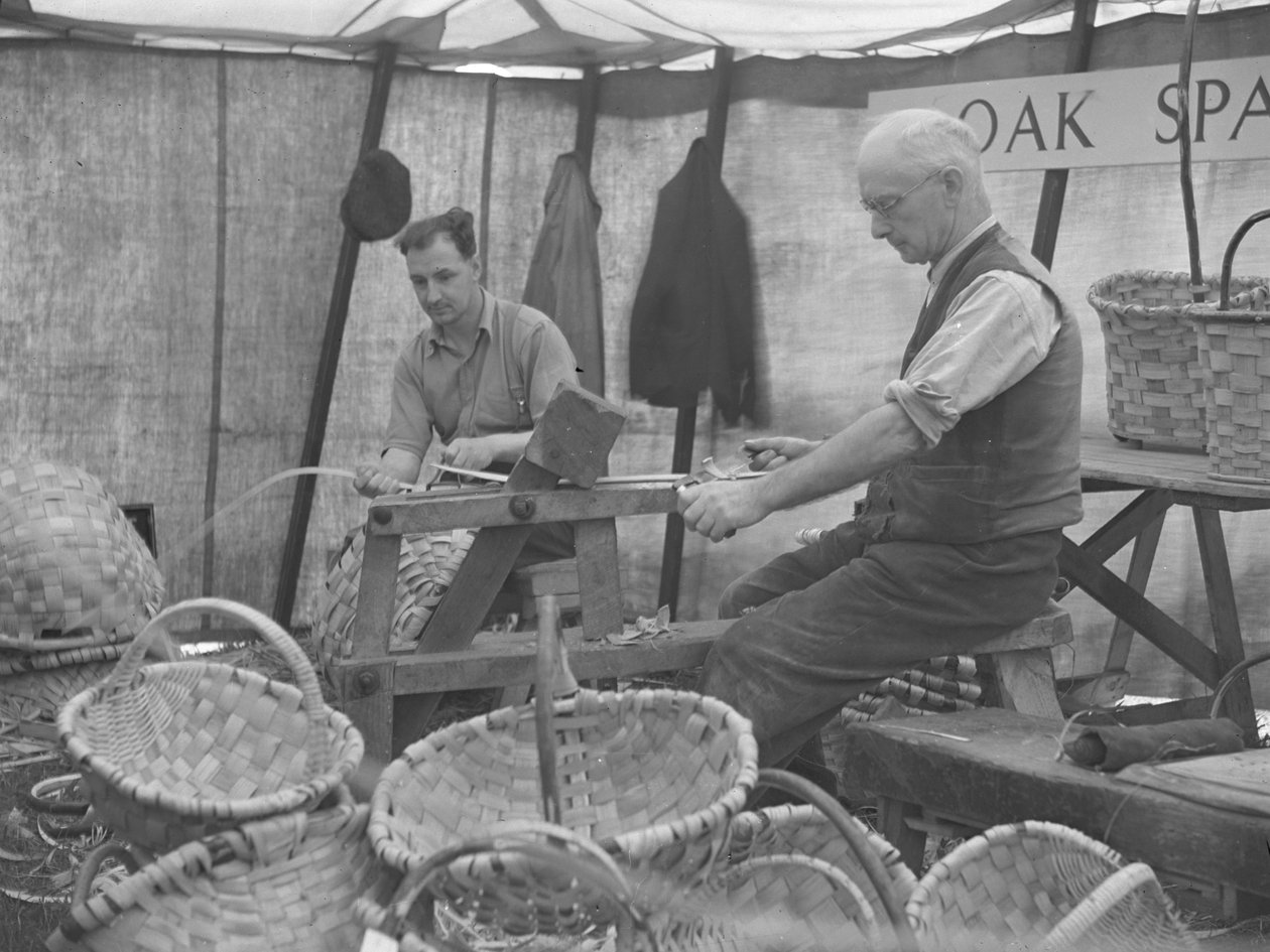 Dwóch koszykarzy przy klaczach na pokazie autorstwa Joseph Hardman