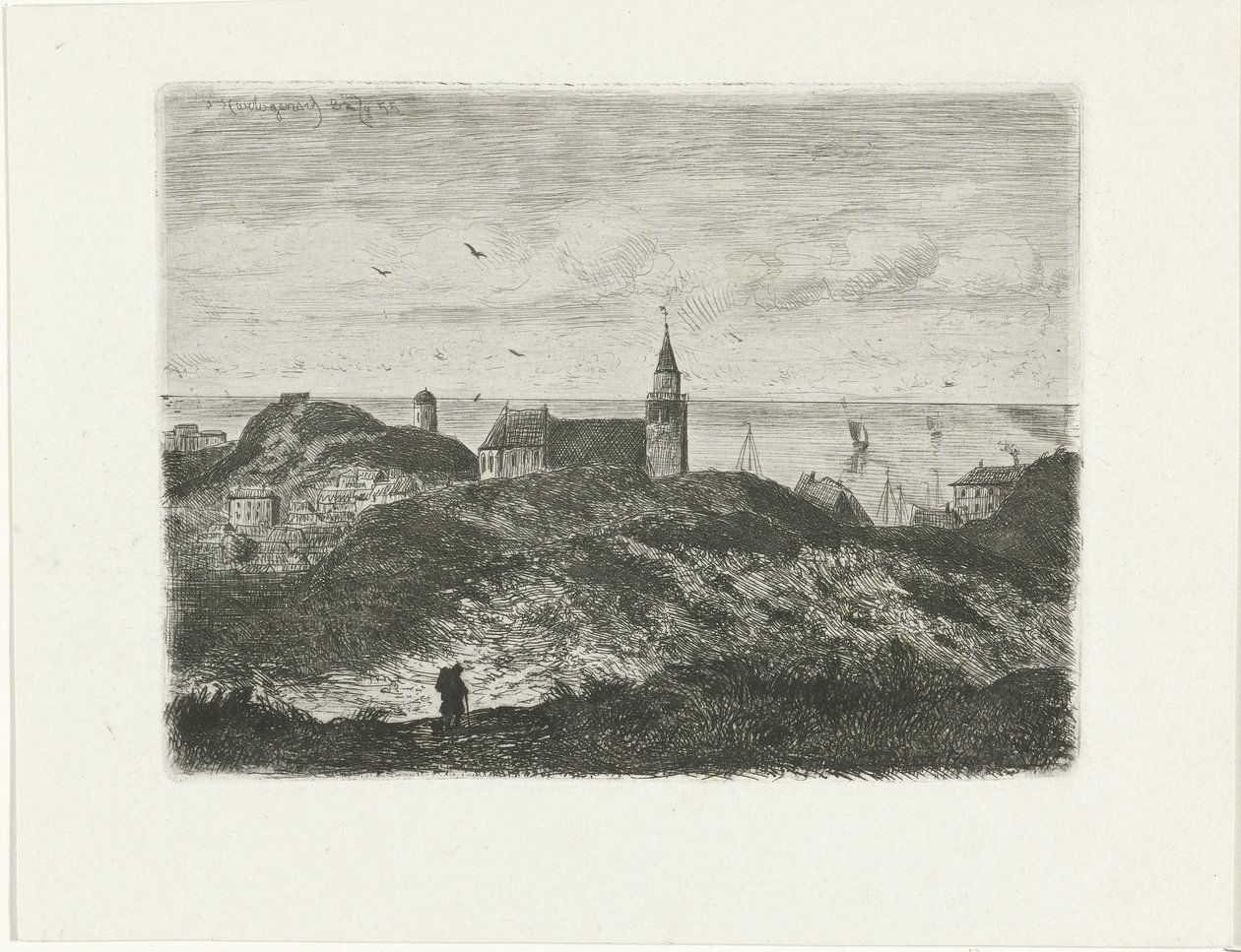 Widok na Scheveningen autorstwa Joseph Hartogensis