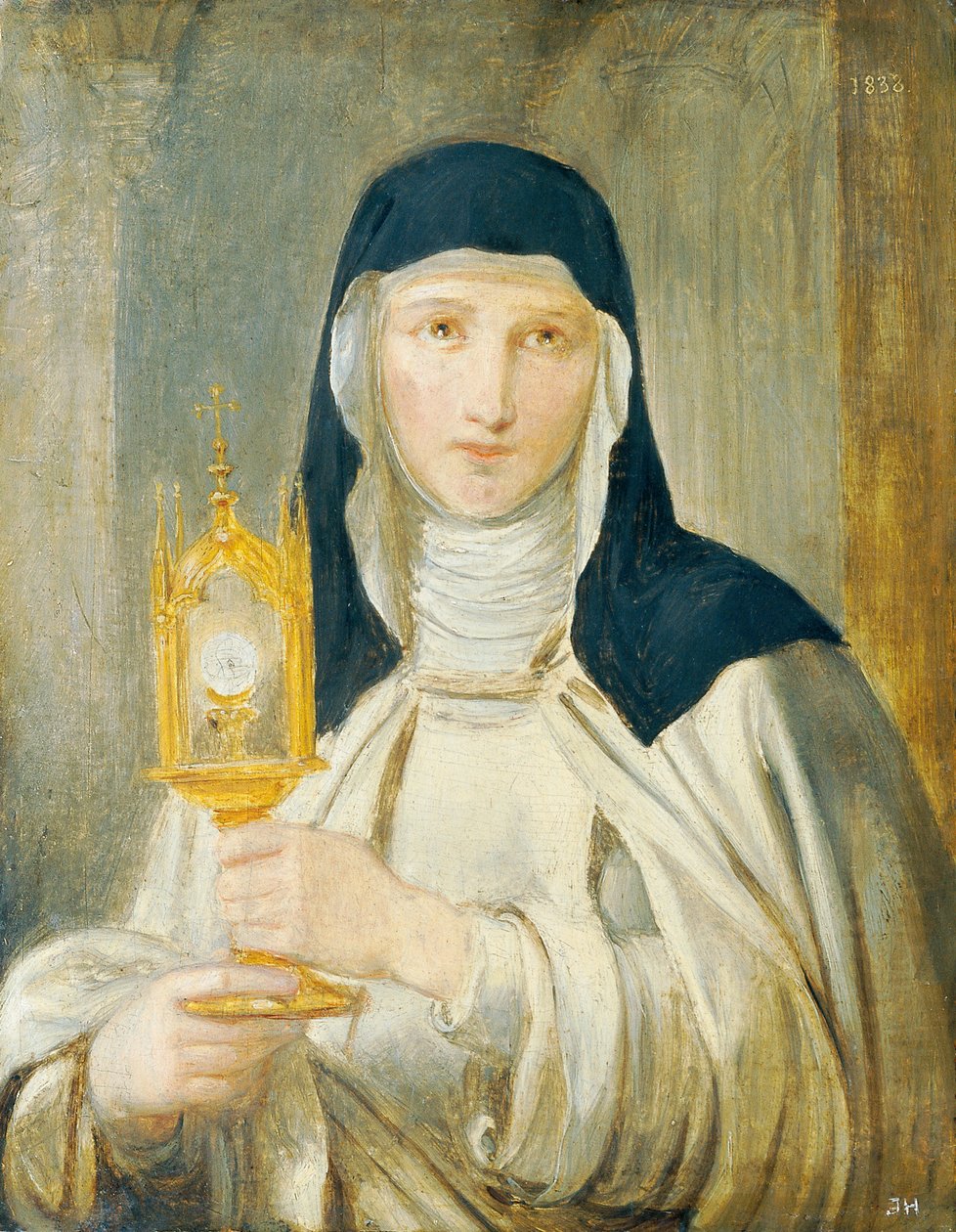 Święta Katarzyna z monstrancją autorstwa Joseph Hasslwander