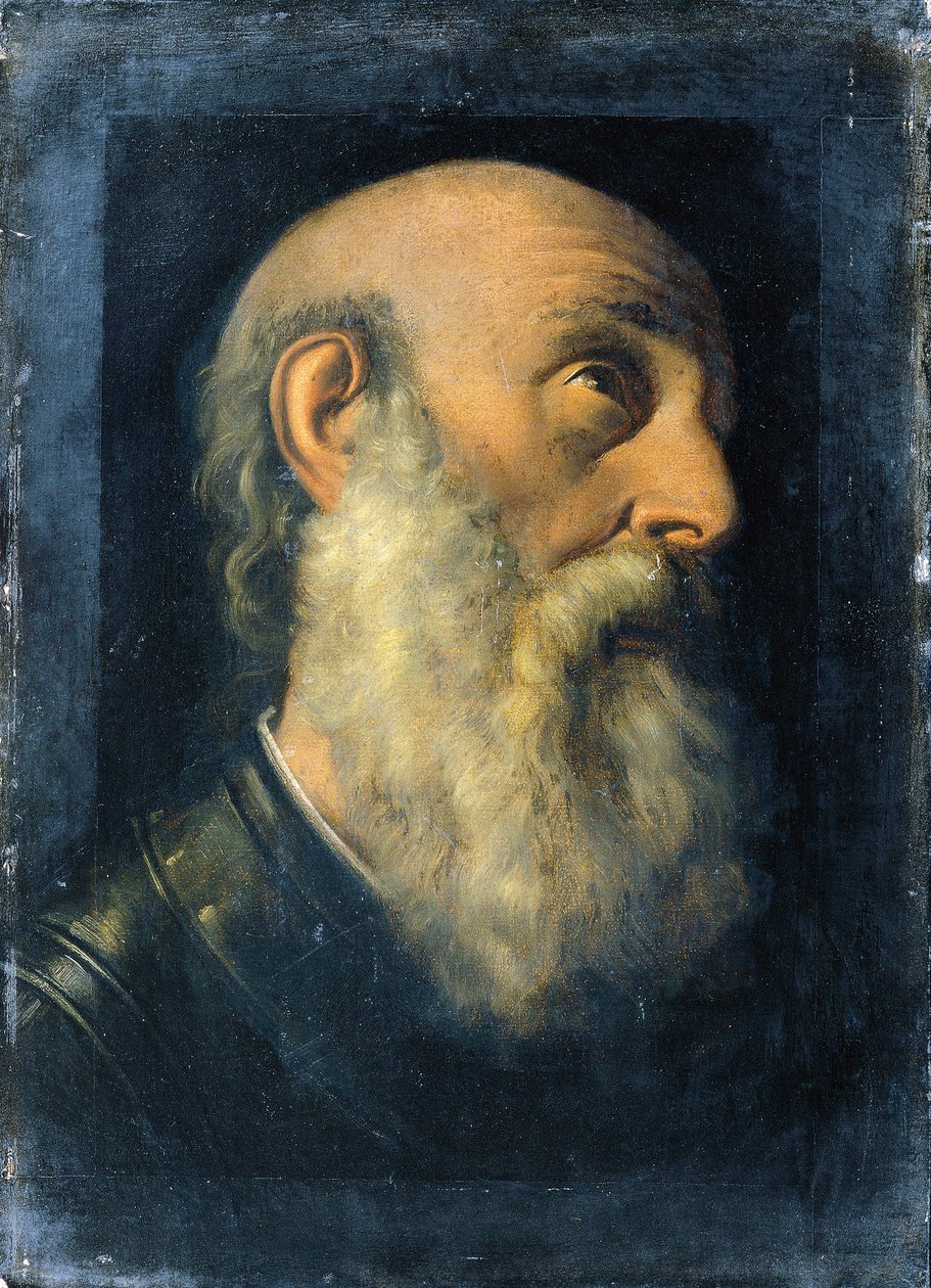 Studium Głowa Apostoła autorstwa Joseph Hasslwander