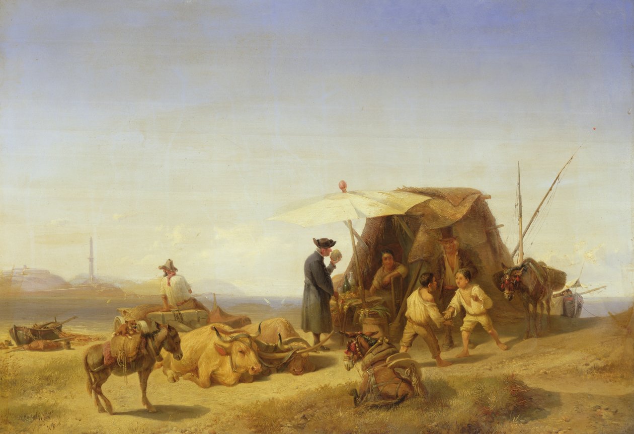 Krajobraz we Włoszech autorstwa Joseph Heinrich Marr