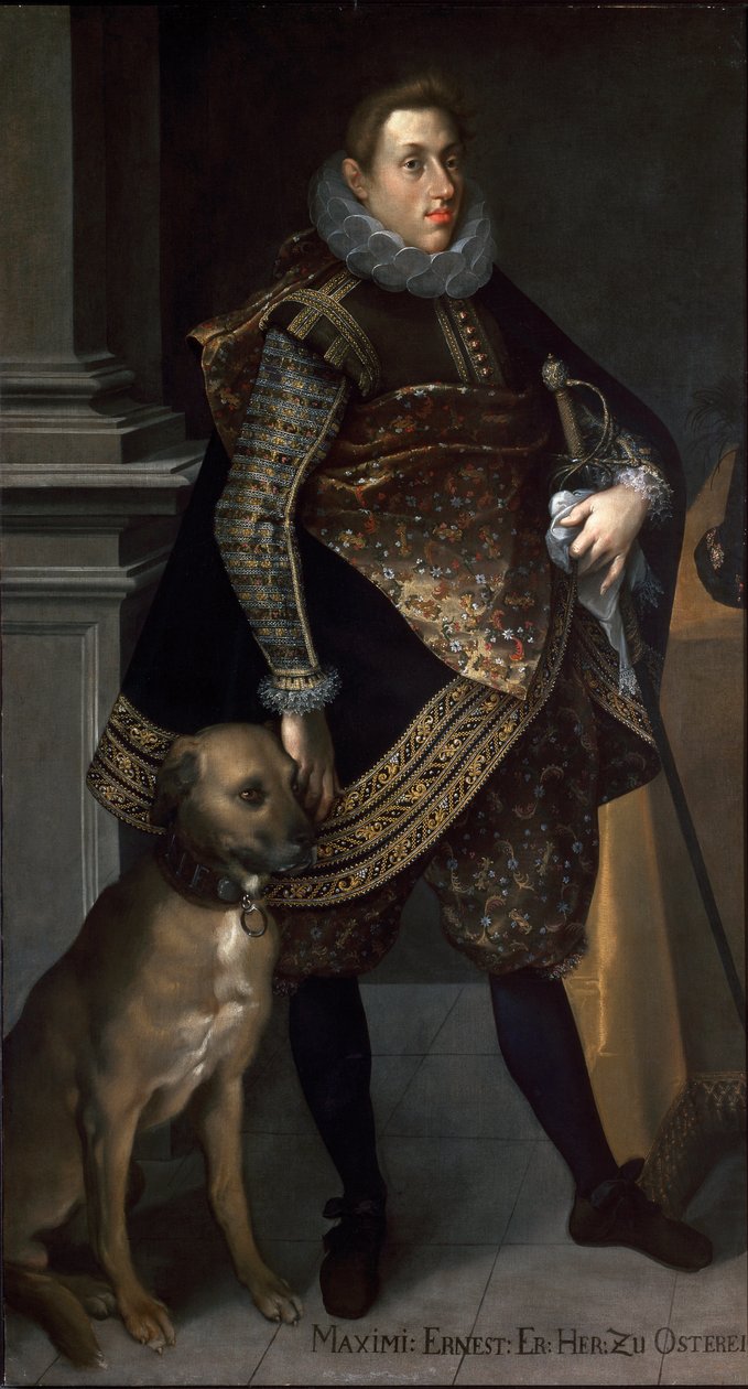 Portret arcyksięcia Ernesta autorstwa Joseph Heintz