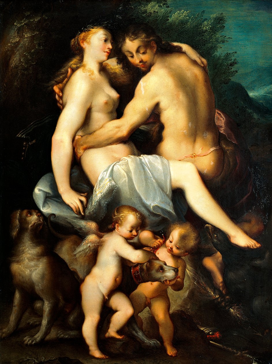 Wenus i Adonis autorstwa Joseph Heintz