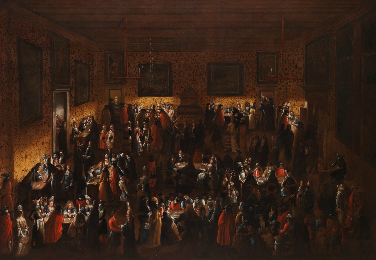 Bal maskowy obniżony, połowa XVII w. .. autorstwa Joseph Heintz der Jüngere