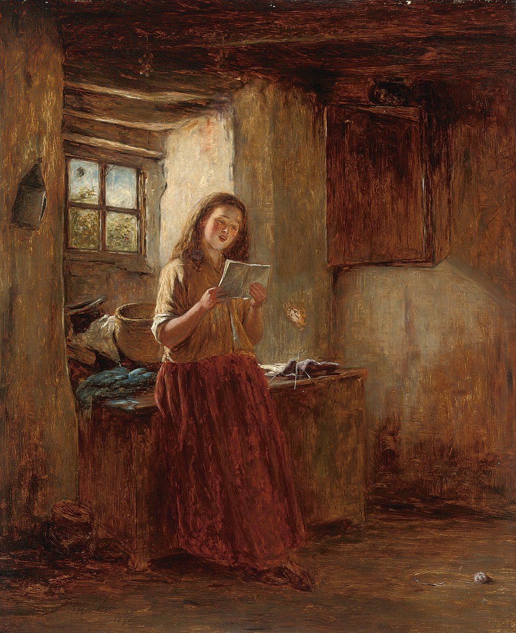 Spokojna chwila, 1876 autorstwa Joseph Henderson