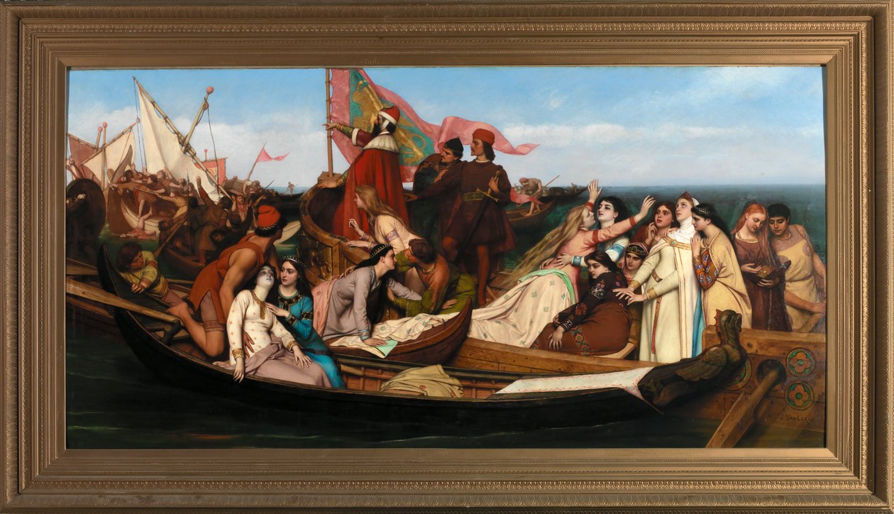 Narzeczone Wenecji, 1871. autorstwa Joseph Henri François van Lerius