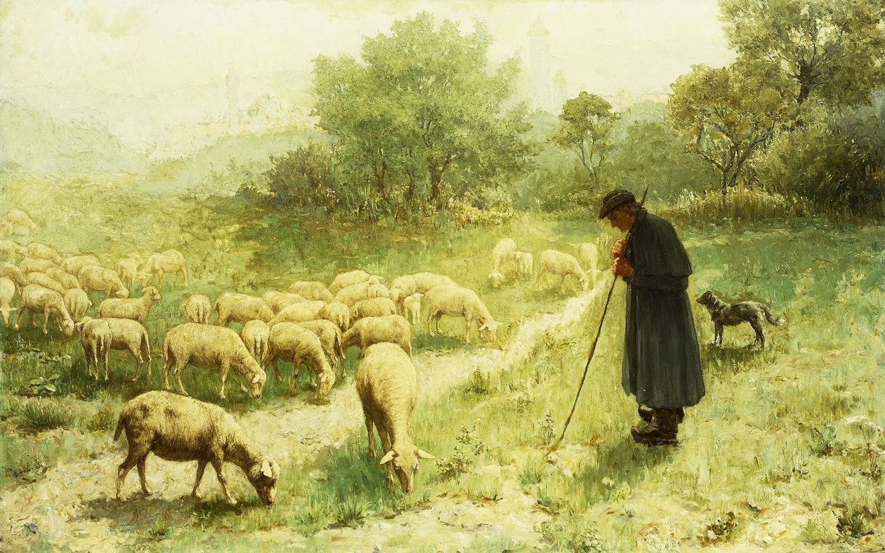 Pasterz autorstwa Joseph Henry Sharp