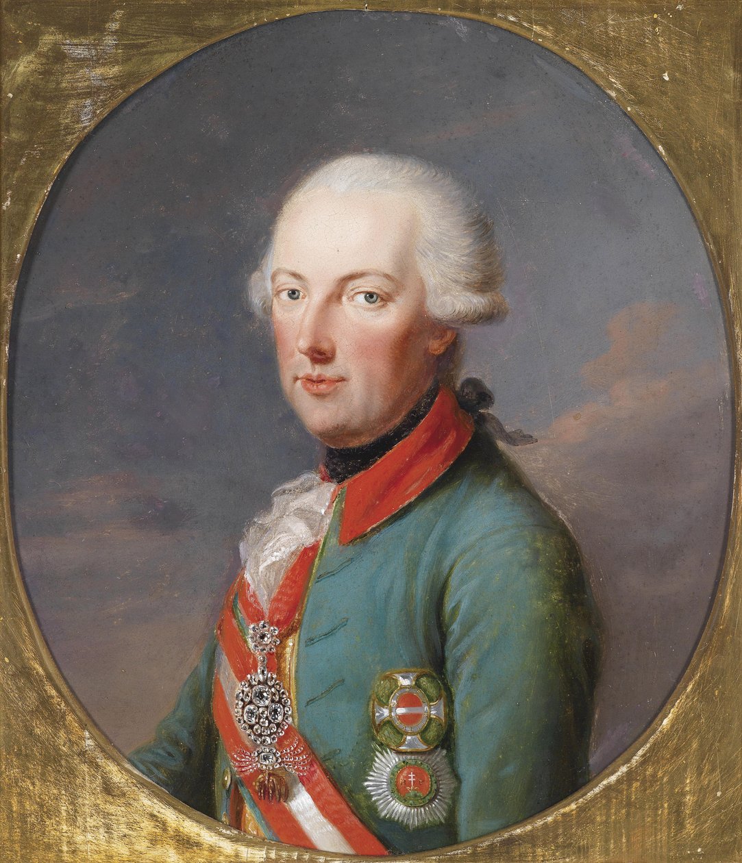 Portret Świętego Cesarza Rzymskiego Franciszka II 1768-1835 autorstwa Joseph Hickel