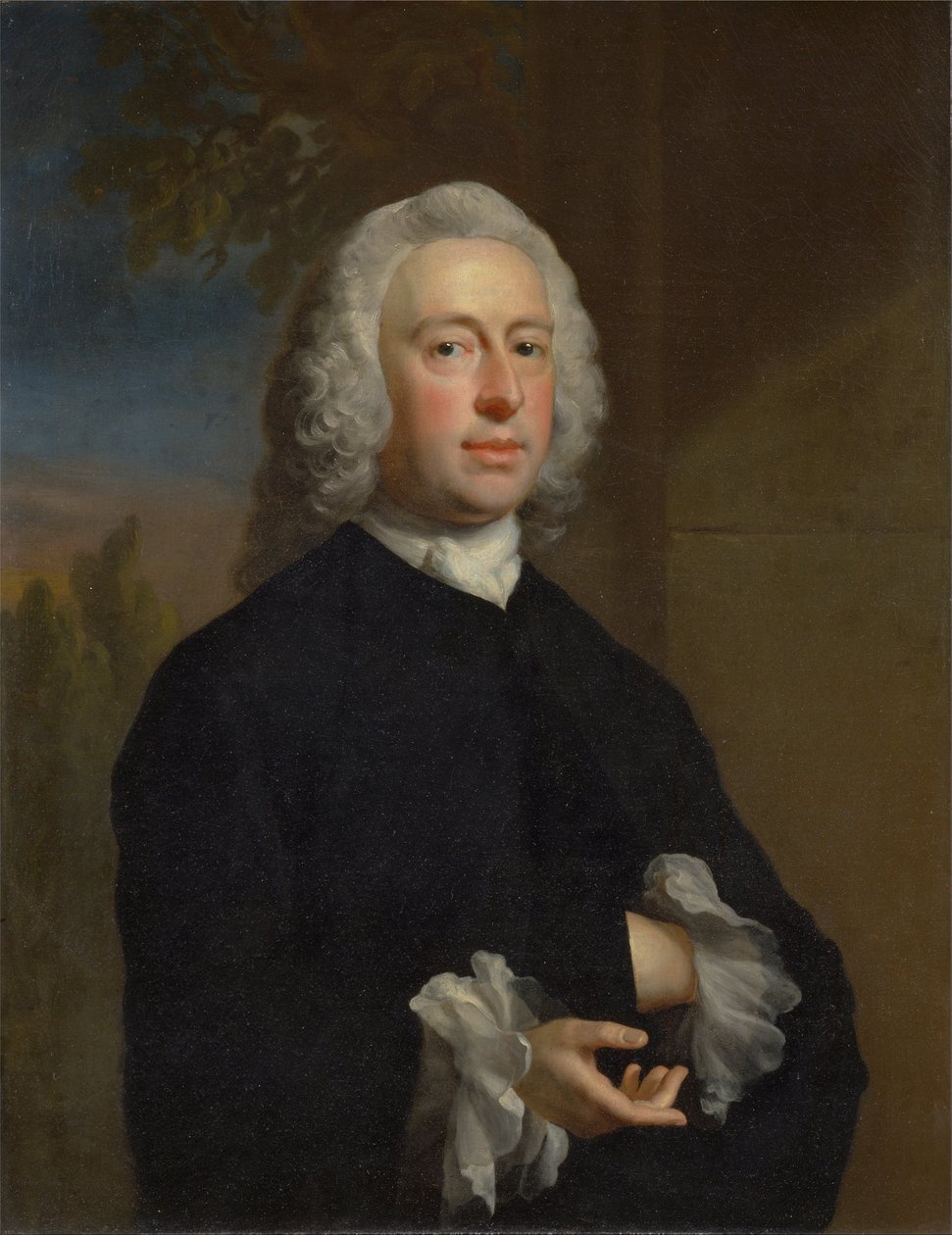 Nieznany mężczyzna w czerni autorstwa Joseph Highmore