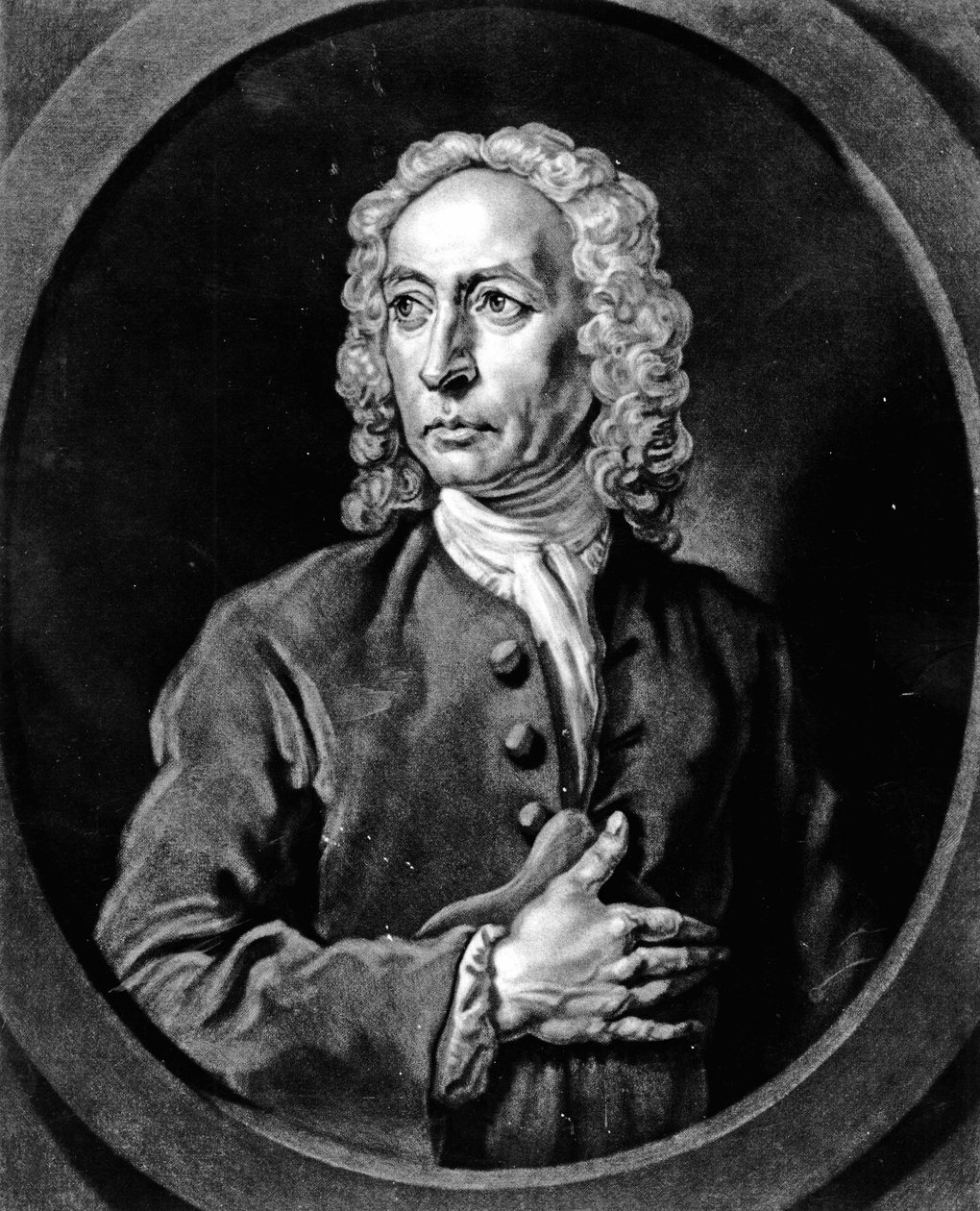 Anthony Sayer, grawerowane przez Johna Fabera Jr (mezzotinta) autorstwa Joseph Highmore