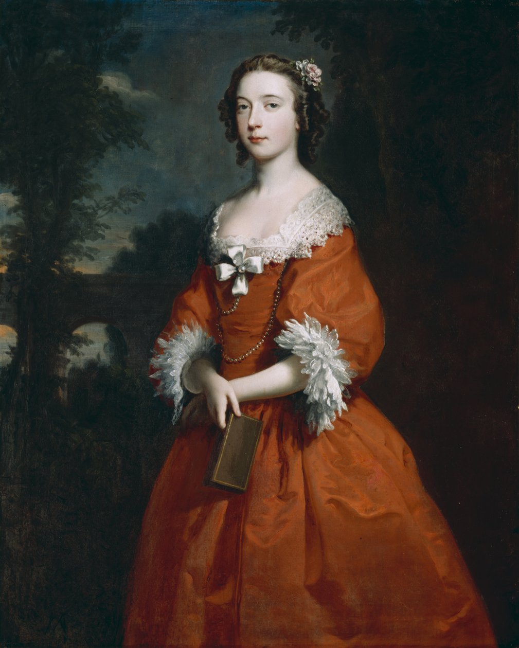 Panna Hamilton, c.1735-45 autorstwa Joseph Highmore