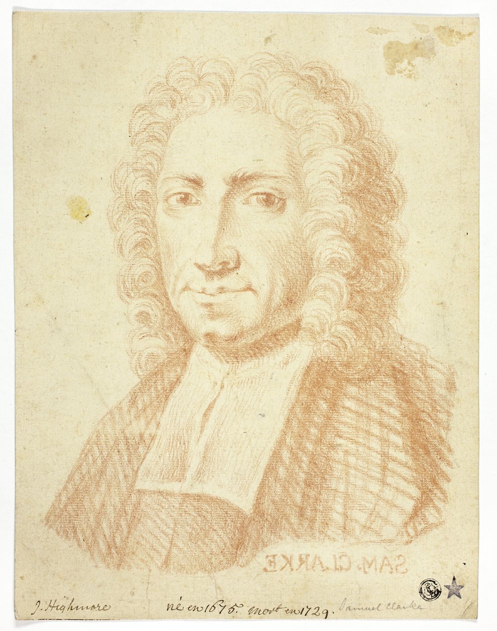Samuel Clarke autorstwa Joseph Highmore