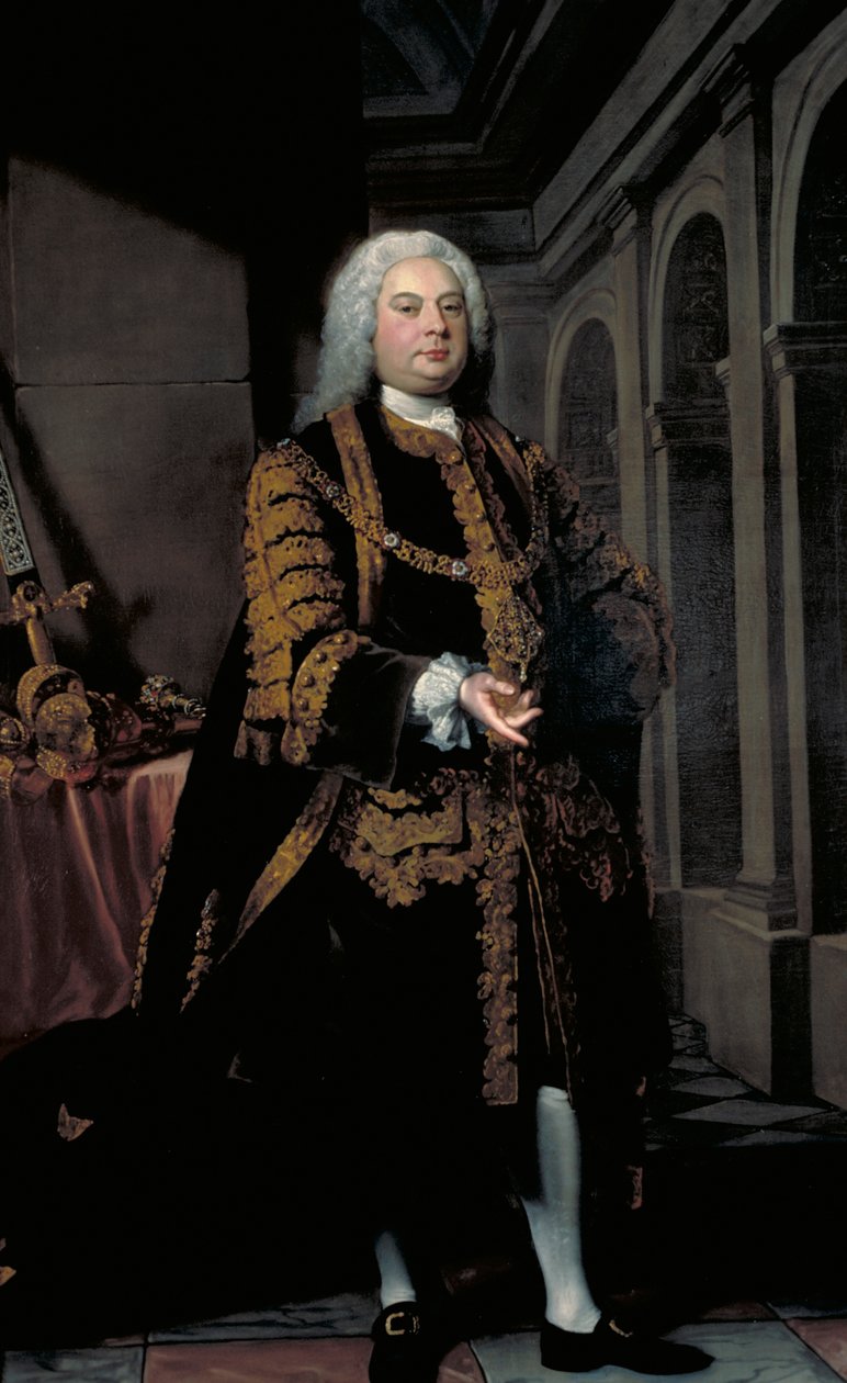 „Sir John Barnard, burmistrz 1737”, 1738 r autorstwa Joseph Highmore