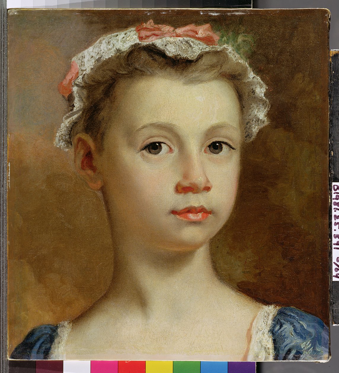 Szkic młodej dziewczyny, ok. 1730-40 autorstwa Joseph Highmore