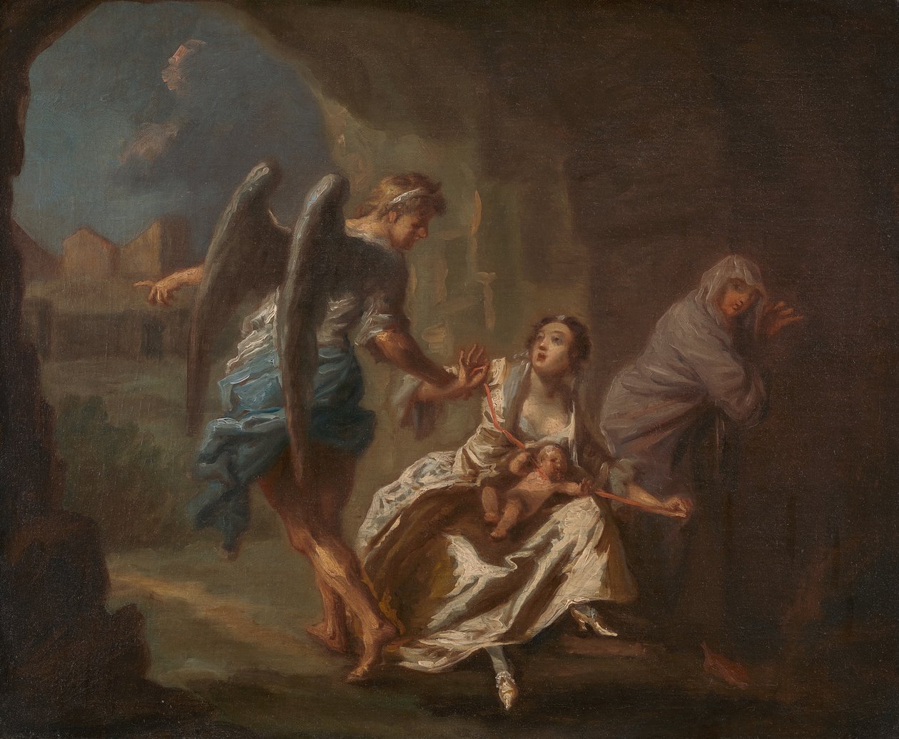 Anioł Miłosierdzia, ca. 1746. autorstwa Joseph Highmore