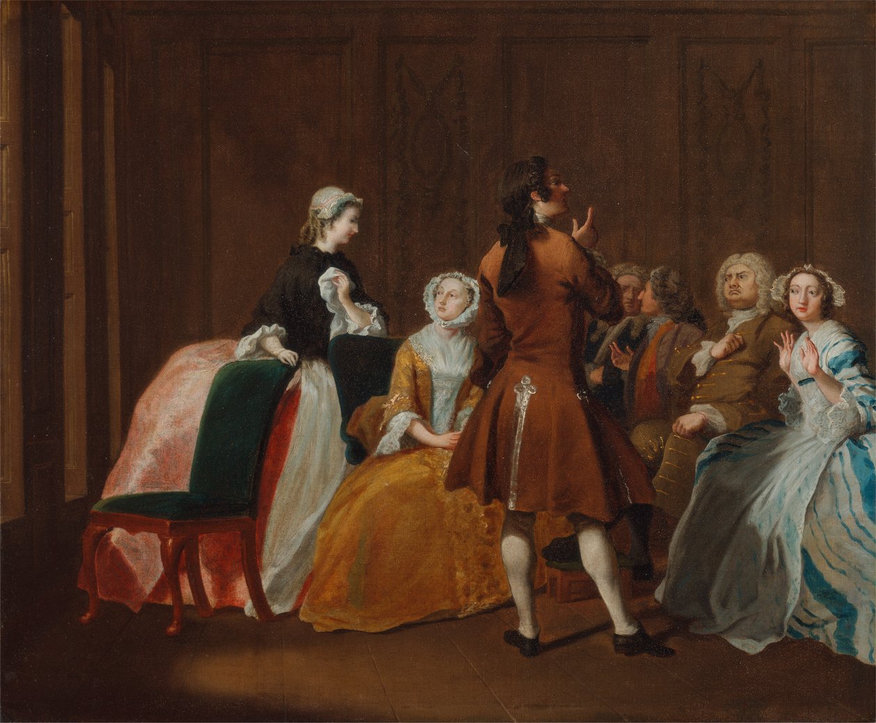 Rodzina Harlowe z „Clarissa” Samuela Richardsona autorstwa Joseph Highmore