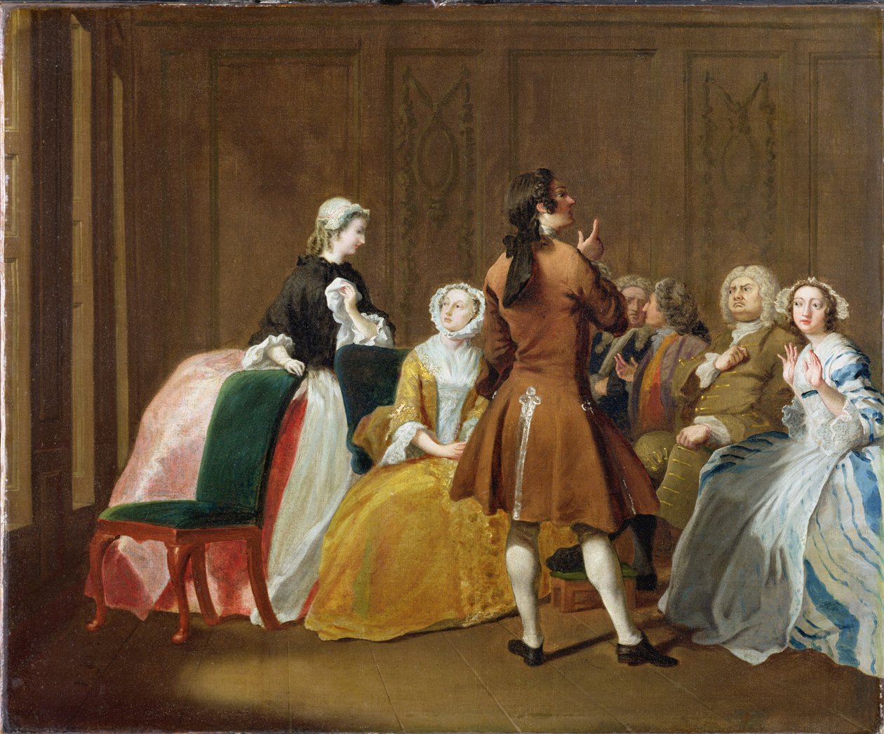 Rodzina Harlowe, z "Clarissy" Samuela Richardsona, ok. 1745-47 r. autorstwa Joseph Highmore