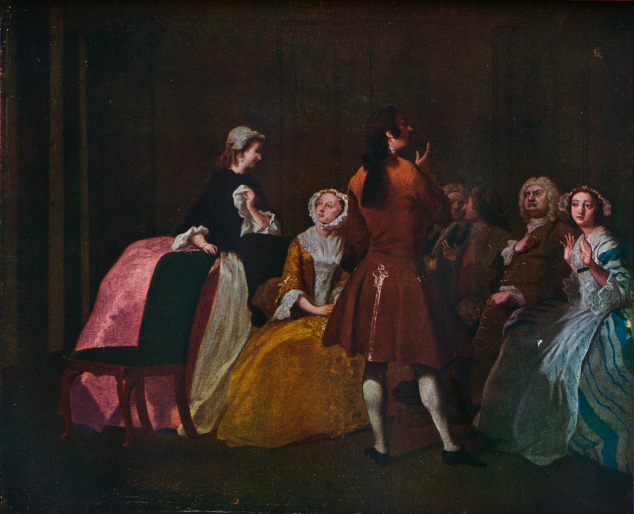 Rodzina Harlowe, od Samuela Richardsonsa Clarissy, c1745 autorstwa Joseph Highmore