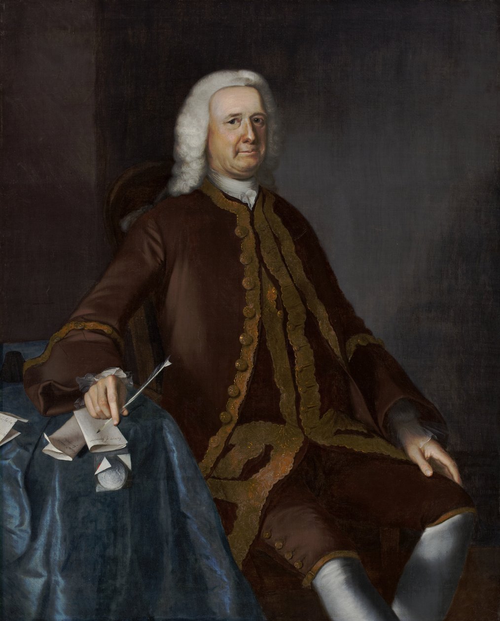 Pułkownik Theodore Atkinson, 1760 autorstwa Joseph Jonathan Blackburn