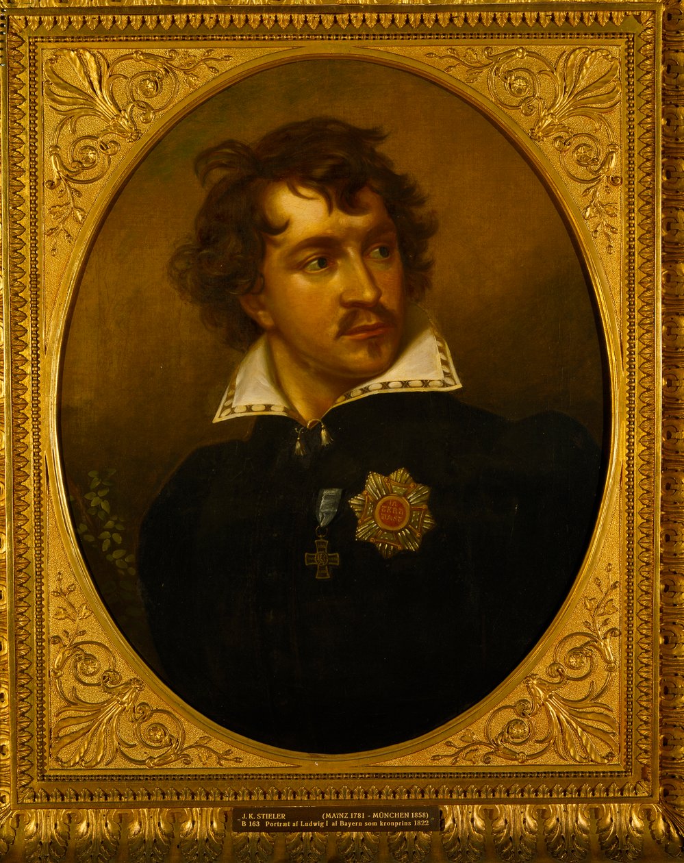 Portret Ludwika I Bawarskiego 1786-1868, 1821-1822. autorstwa Joseph Carl Stieler