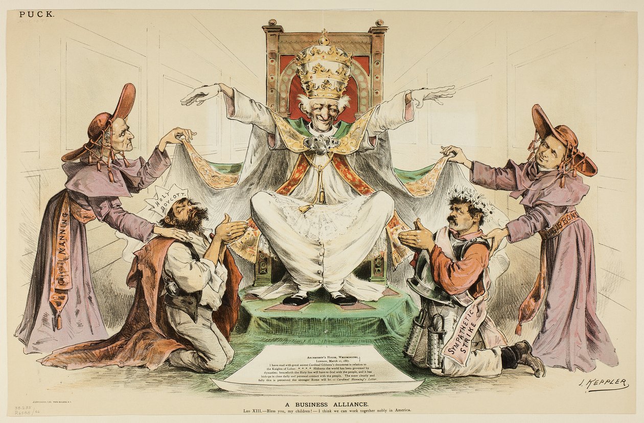 Sojusz biznesowy autorstwa Joseph Keppler