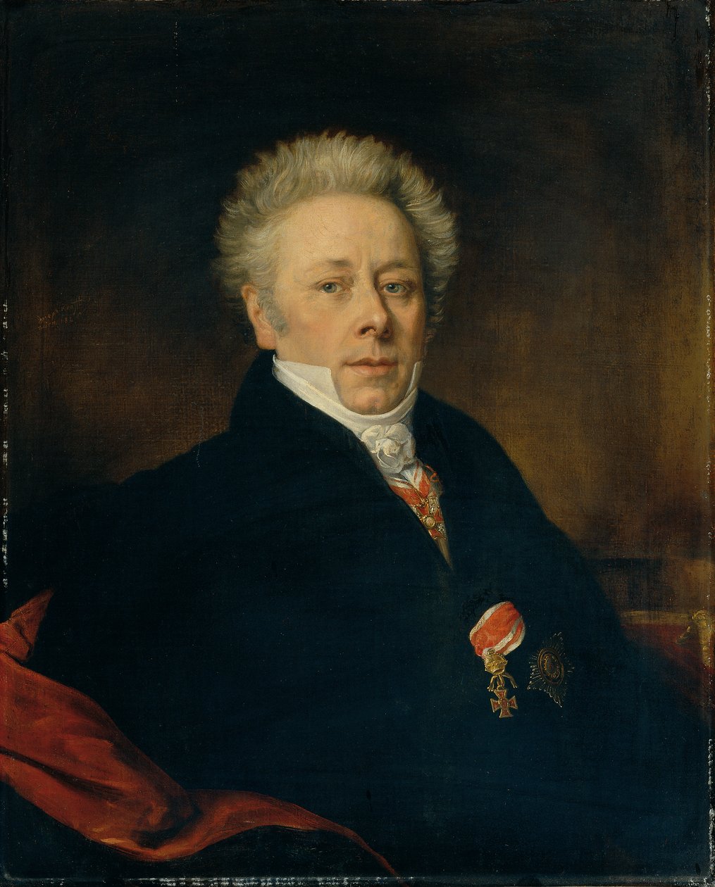 portret dżentelmena autorstwa Joseph Krafft