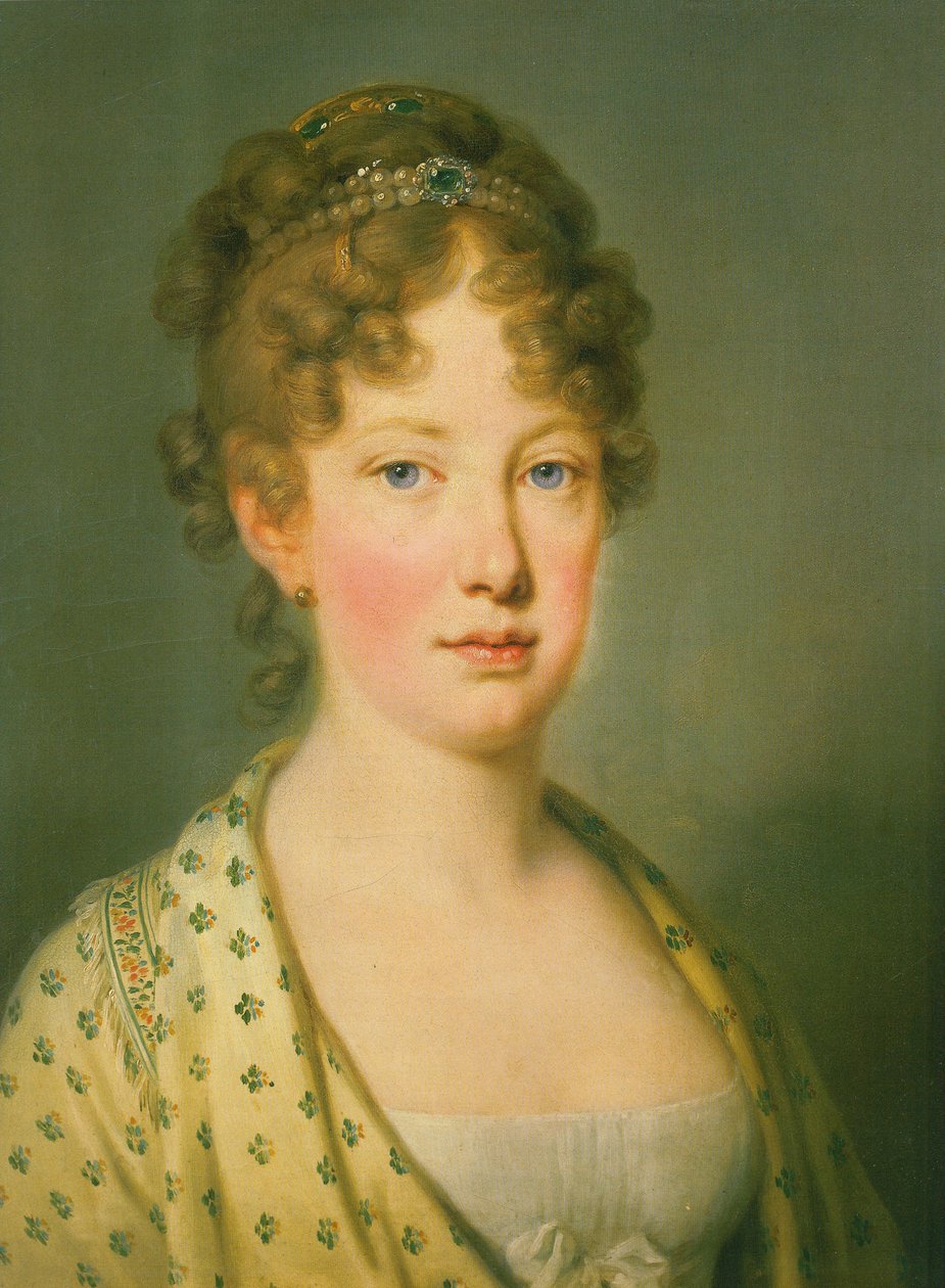 Portret Marii Leopoldyny Austriackiej autorstwa Joseph Kreutzinger