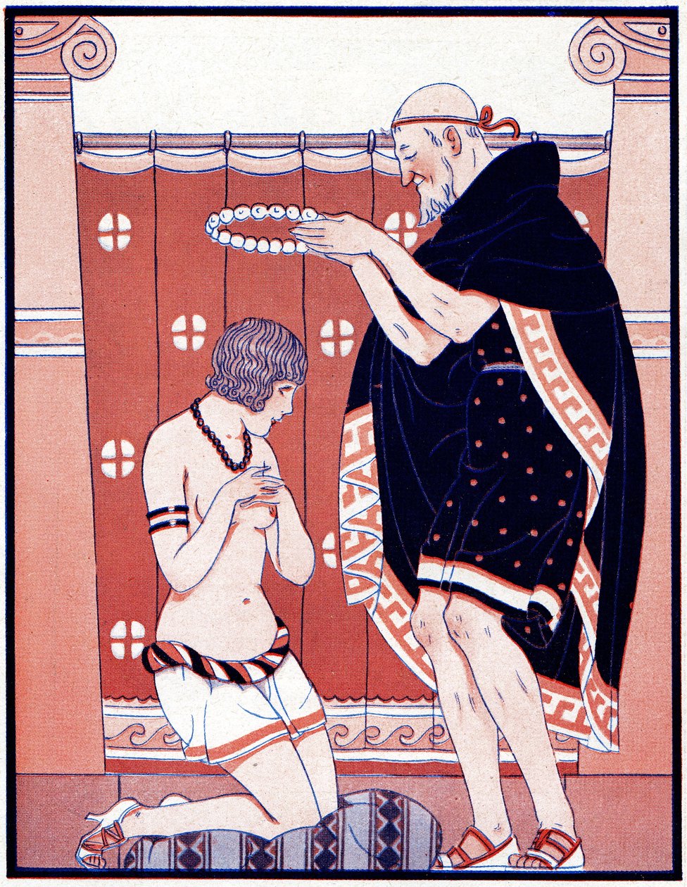 Trzy Nagrody Kobiece - Nagroda za cnotę - ilustracja z la Vie Parisienne, 1929 autorstwa Joseph Kuhn Regnier