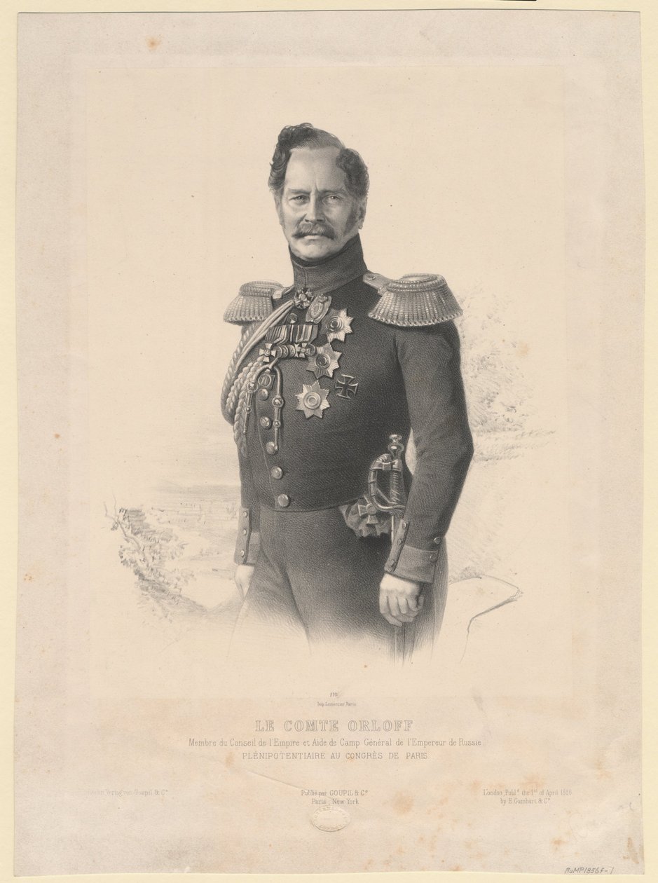 Portret hrabiego Aleksieja Fiodorowicza Orłowa 1787-1862 autorstwa Joseph Lemercier