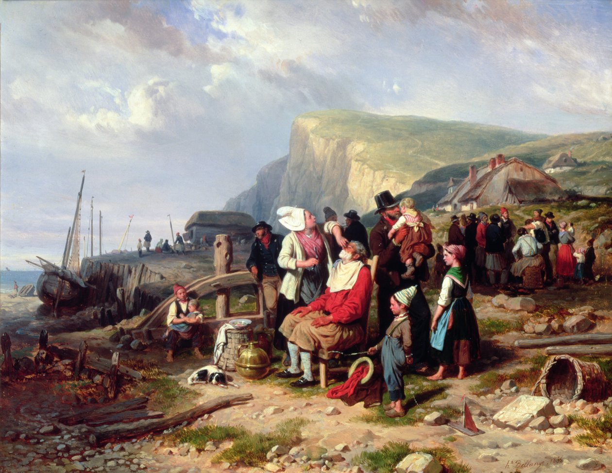 Powrót do domu, 1846 autorstwa Joseph Louis Hippolyte Bellange