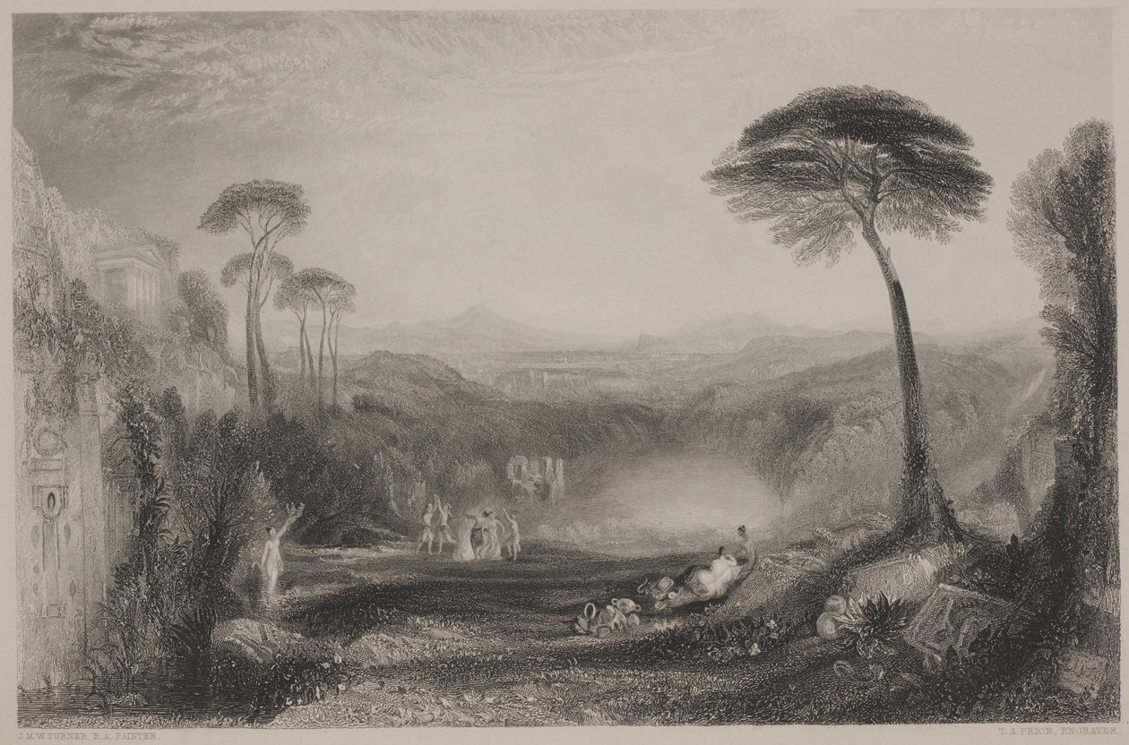 Złota Gałązka, połowa XIX wieku (lito) autorstwa Joseph Mallord William (after) Turner