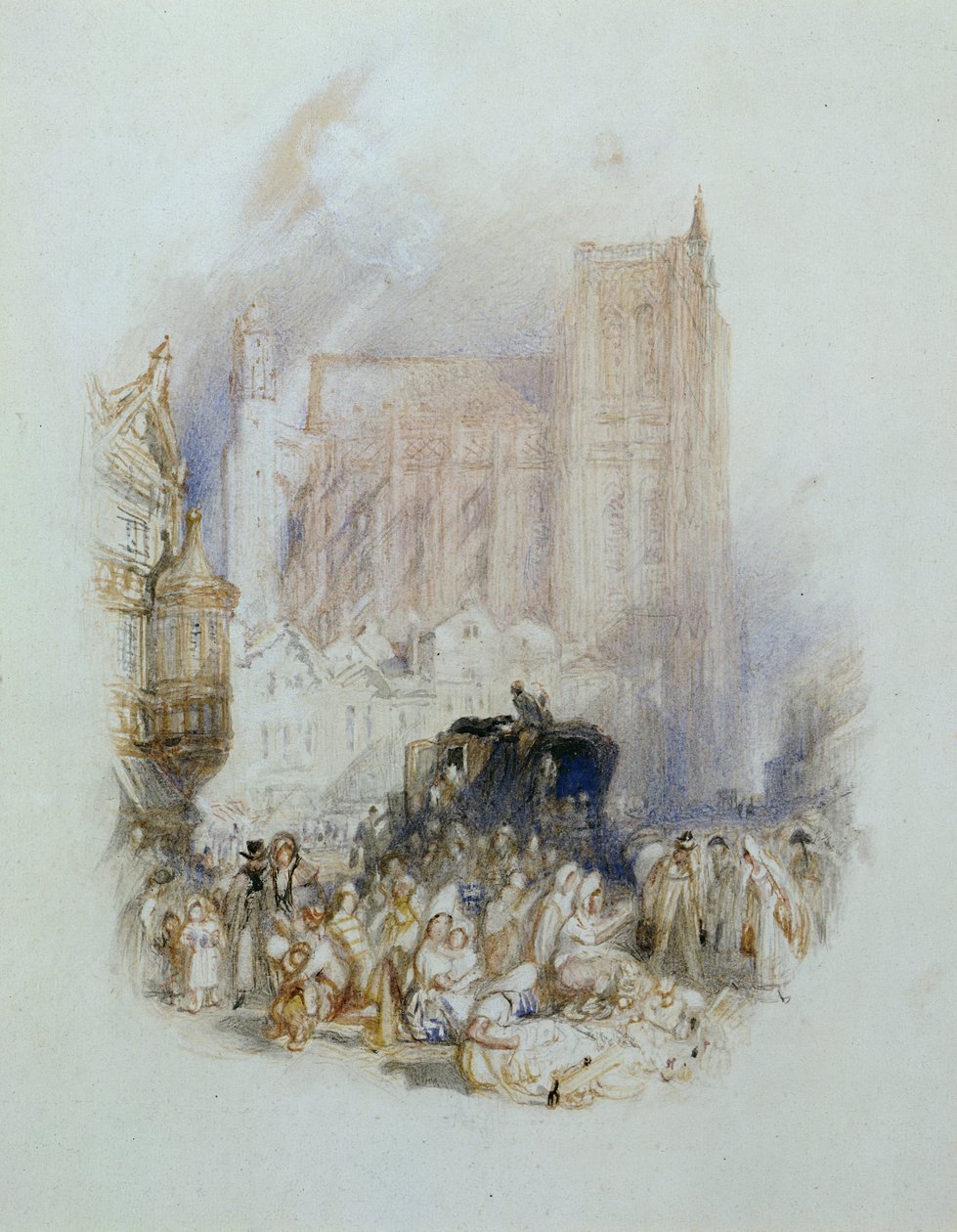 Abbeville autorstwa Joseph Mallord William Turner
