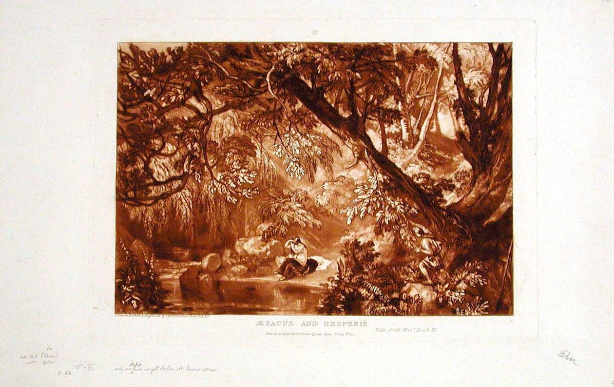 Aesacus und Hesperie autorstwa Joseph Mallord William Turner