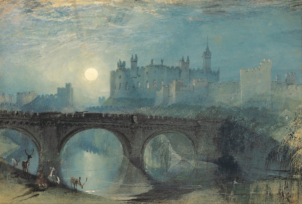Zamek Alnwick, ok. 1930 r. 1829 autorstwa Joseph Mallord William Turner