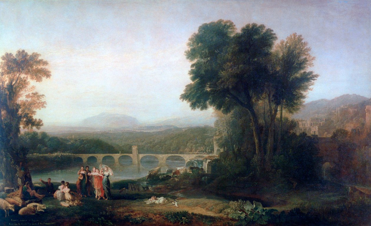 Apullia w poszukiwaniu Appullus, c1814 autorstwa Joseph Mallord William Turner