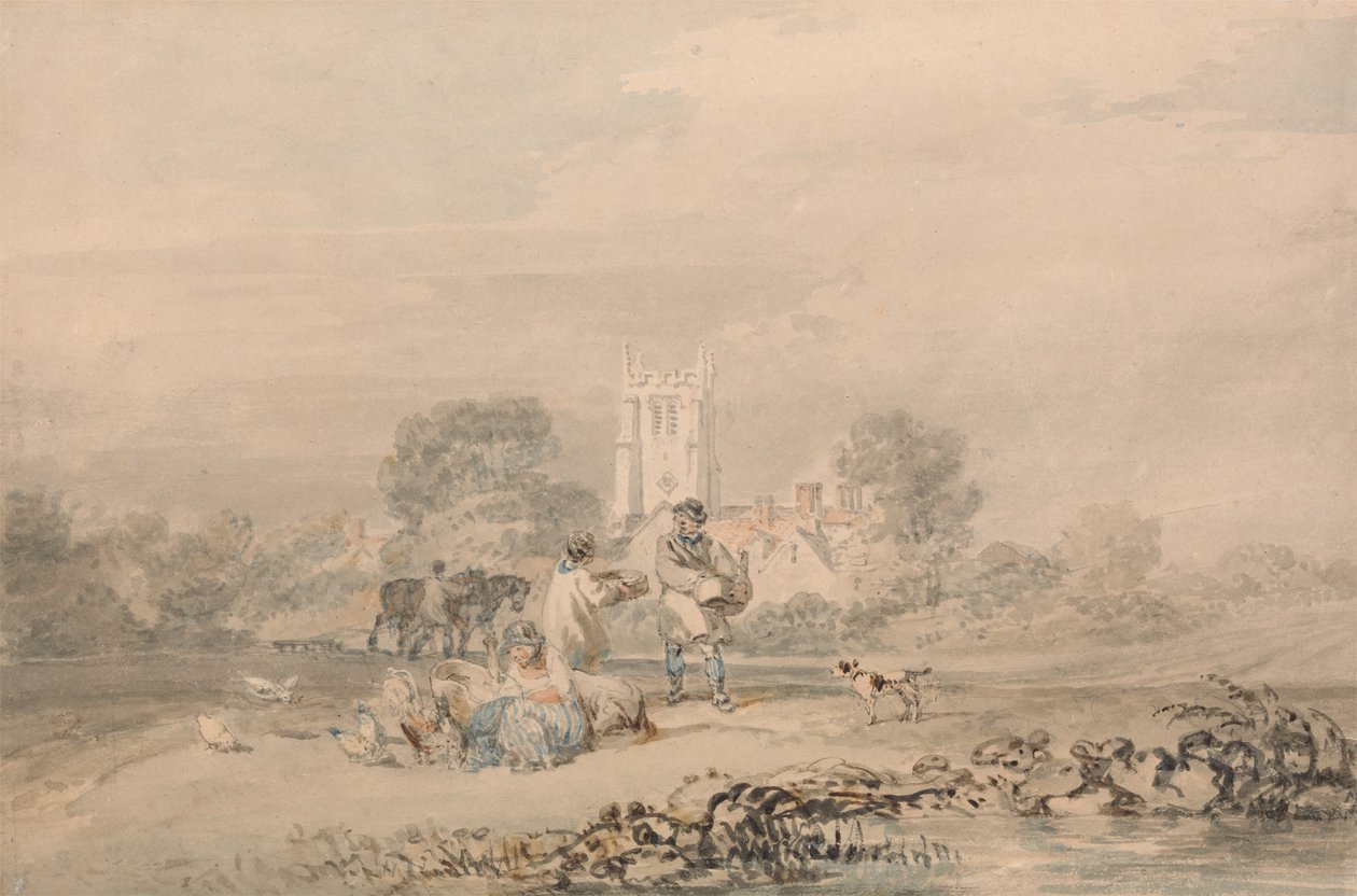 Jesienny siew zboża autorstwa Joseph Mallord William Turner
