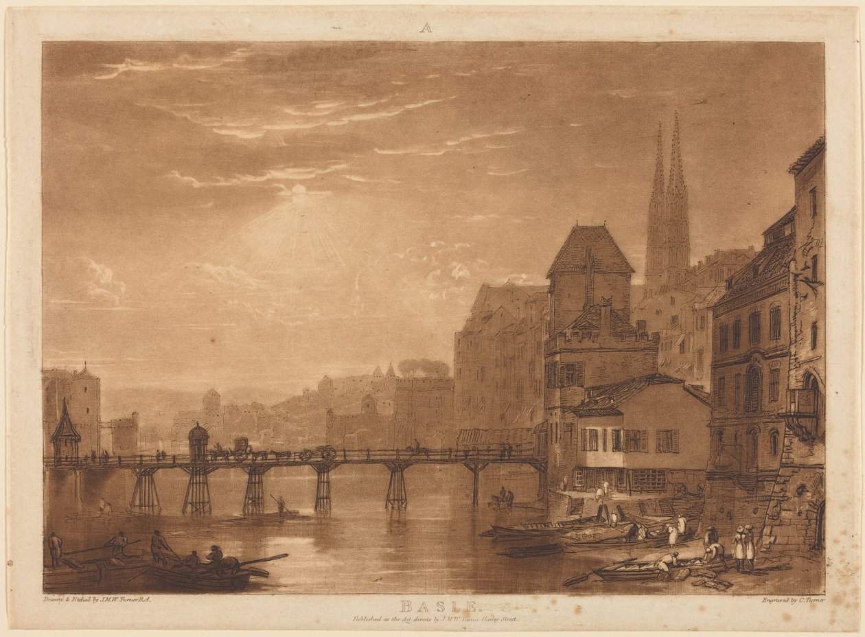 Bazylea autorstwa Joseph Mallord William Turner